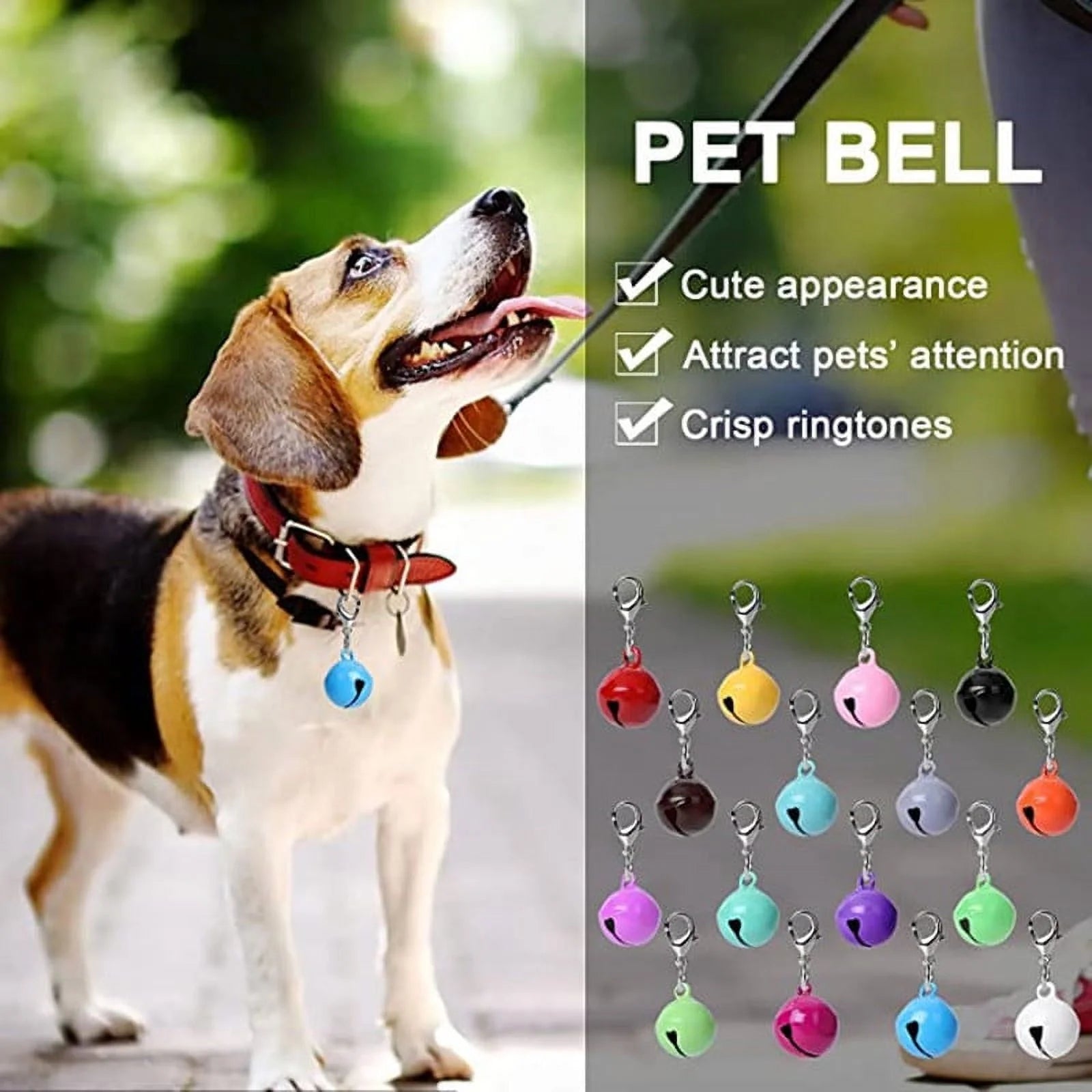 10Pcs Pet Collar Bells Pet Bells for Dog Cat Collar Pet Collar Accessories