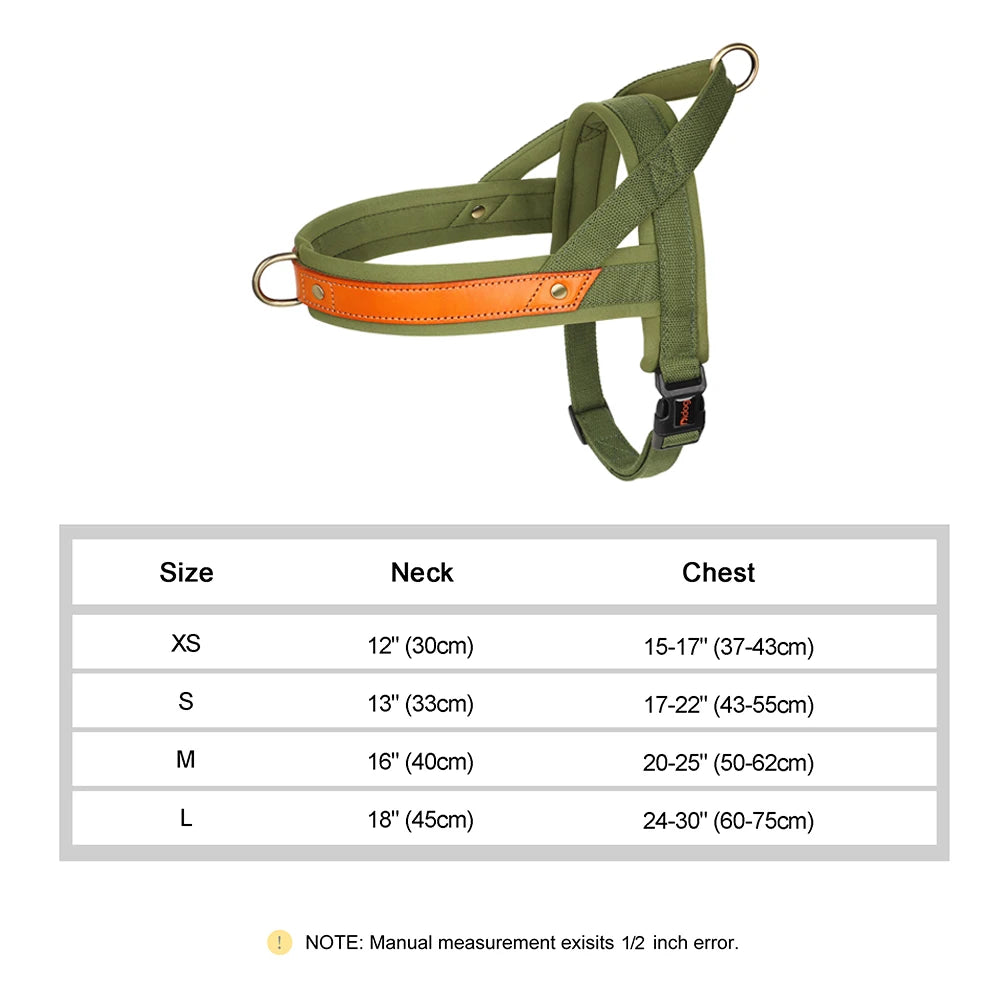 No Pull Dog Harness Soft Padded Dog Harnesses Vest Reflective Pet Training Harnesses Durable for Small Medium Large Dogs Bulldog
