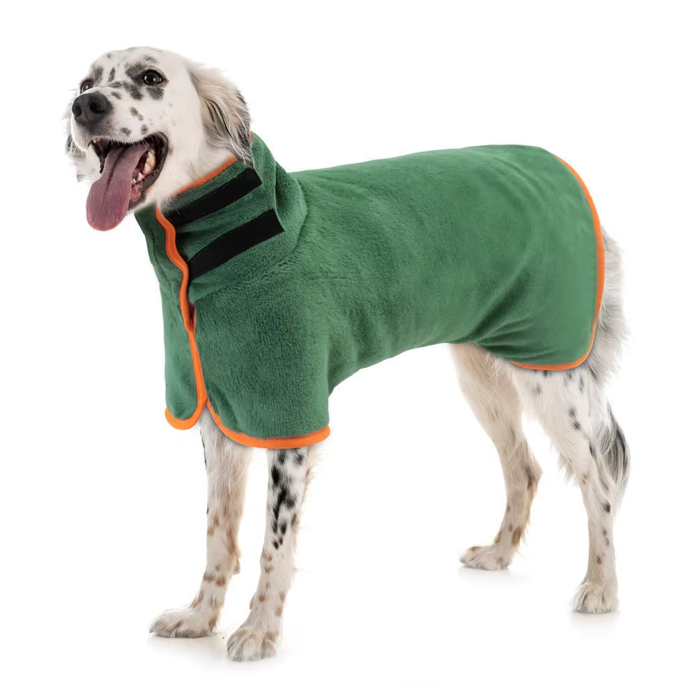 Dog Towel Microfiber Dog Bathrobe Prevents Water Splashes Pet Towel Absorbent Cat Towel Pet Cleaning